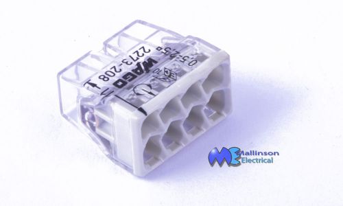 Wago 2273-208 8 way miniature push fit connector