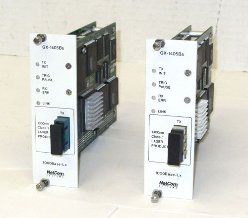 LOT 2 Spirent/Netcom SmartBits Fiber Optic Card Module GX-1405Bs 1000Base-Lx 535