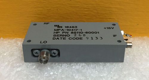 HP/Agilent 85110-60001  2 to 22 GHz, 10 to 500 MHz IF, SMA Coaxial RF Mixer