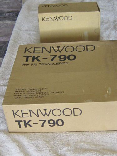 New kenwood tk-790 vhf fm mobile two way radio 45 w 148-174 mhz &amp; front panel k for sale