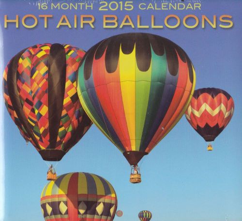 2015 16 month mini wall calendar (hot air balloons) for sale