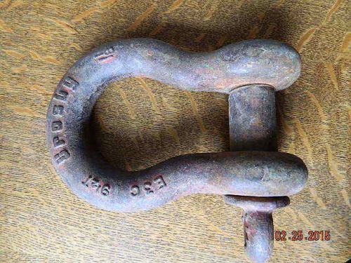 Crosby 9 1/2 Ton 1 1/8&#034; Screw Pin Clevis Shackle