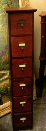 LIBRARY CARD FILE CABINET