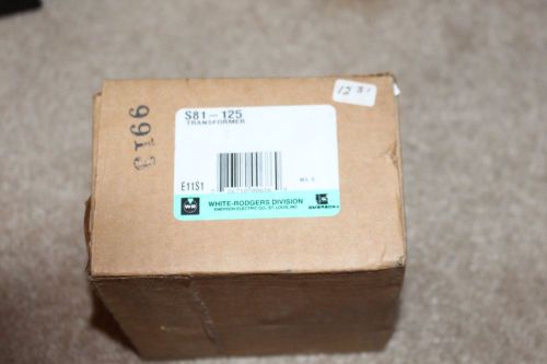 2 WHITE RODGERS S81-125 TRANSFORMER, New