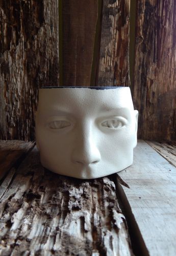 Vintage Mannequin Partial Head Display Altered Art Funky Unusual #2
