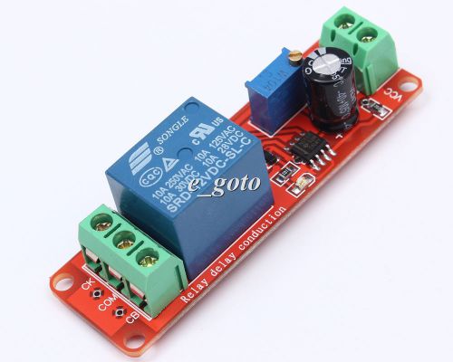 12V Relay Module 0~10S Delay With Input Indicator Precise
