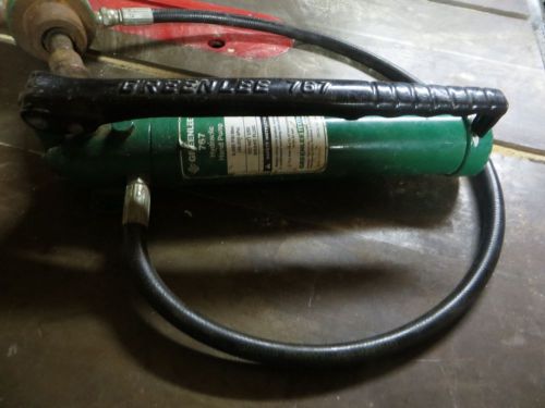 Greenlee 767 pump &amp; 746 ram for sale