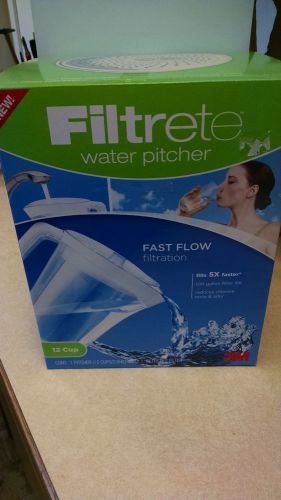 Filtrete Water Pitcher - MMMWP01WH12 -12 Cup NIB