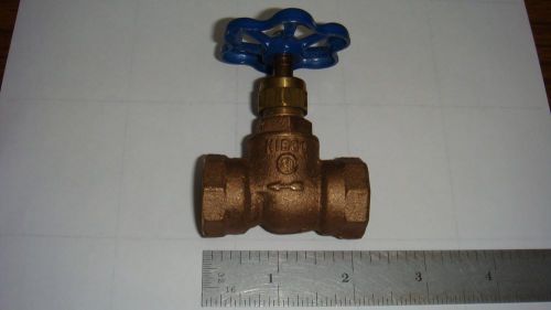 1/2 X 1/2 brass threaded stop valve