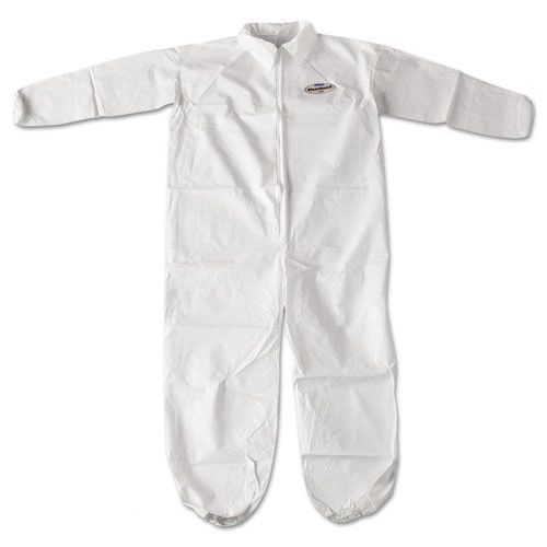 Kleenguard a40 liquid and particle protection coverall with elastic set of 25 for sale