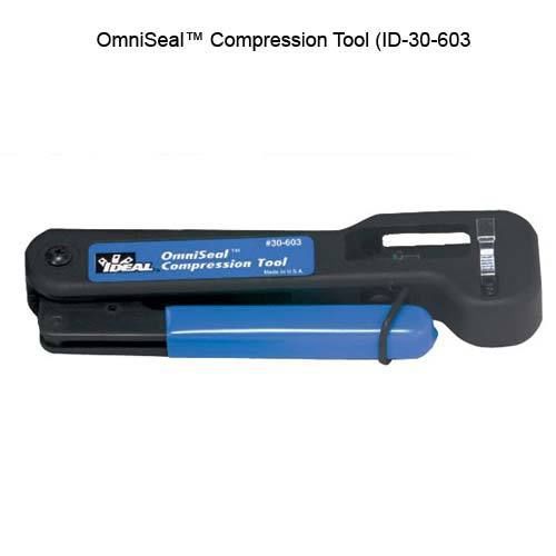 Ideal OmniSeal PRO Connector Compression Tool 30-603 F-Type RG-11 RCA Mini Coax
