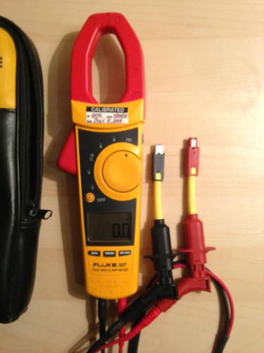 FLUKE 337 True RMS Clamp Meter with Probes &amp; Bag