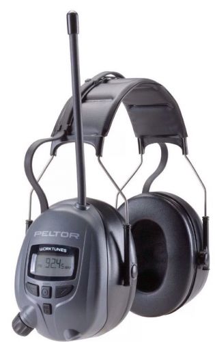 2 Peltor 3M Work Tunes Digital Hearing Protector MP3 Comp W/ AM/FM safery (pair)