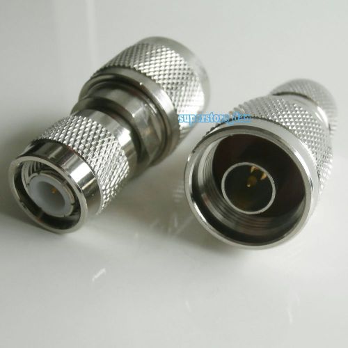 1Pcs N male plug to TNC male plug RF coaxial adapter connector