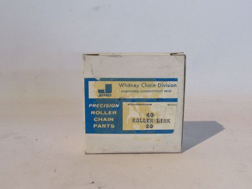 20x whitney chain 3020-00-580-7827 ansi 40 roller links (r3-1-34e) for sale