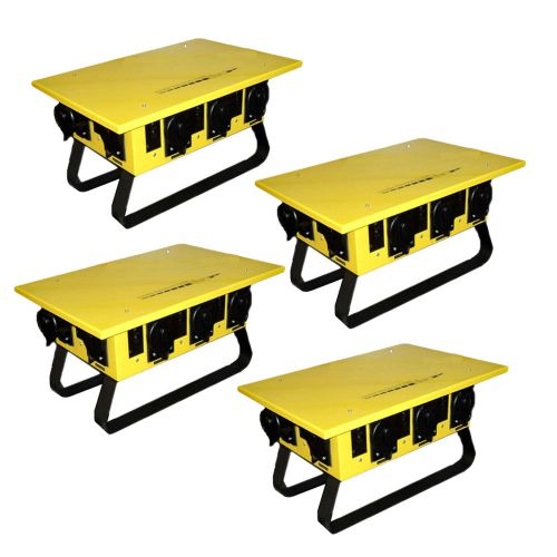 Cep 6506-gu temporary outdoor power distribution portable spider gfi box, 4-pack for sale