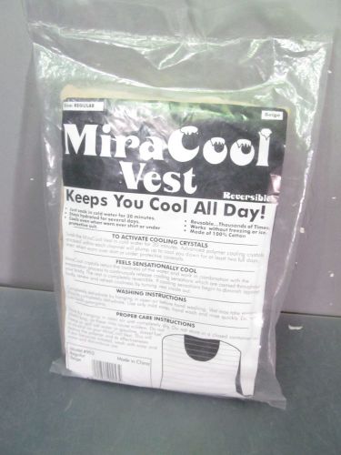 OccuNomix Beige MiraCool® Reversible Vest, Regular