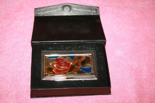 Icing Flowered Card Holder in Box