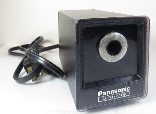 Panasonic KP-77 Electric Pencil Sharpener Auto Stop - Black