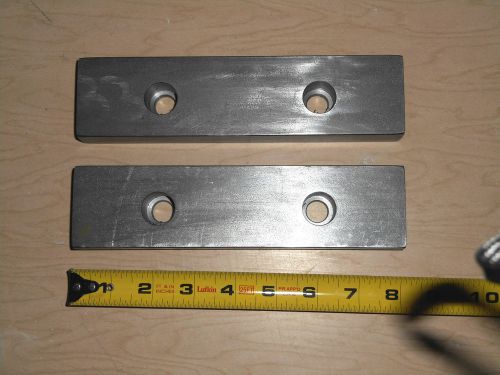 8 x 2 x 1&#034; standard soft jaws for kurt 6&#034; vises!! machinable 1018 steel (long) for sale