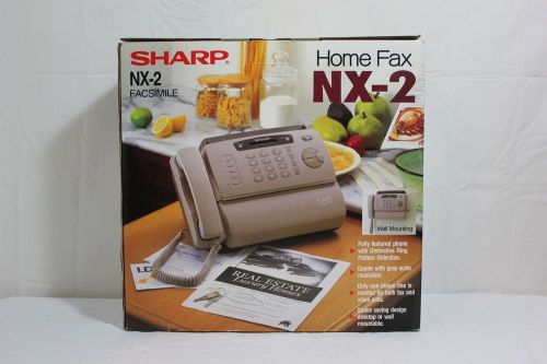 Sharp NX-2 Home Fax Machine Facsimile BRAND NEW