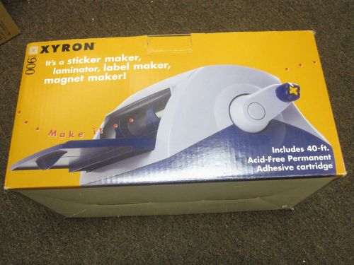 New Xyron model 900 Sticker Maker Laminator Label Magnet Maker &amp; Idea book