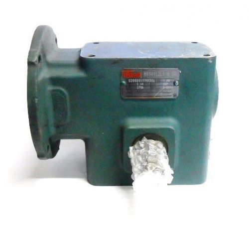Baldor dodge tigear-2 right angle worm gear reducer 20q18r56, 2&#034; extended output for sale