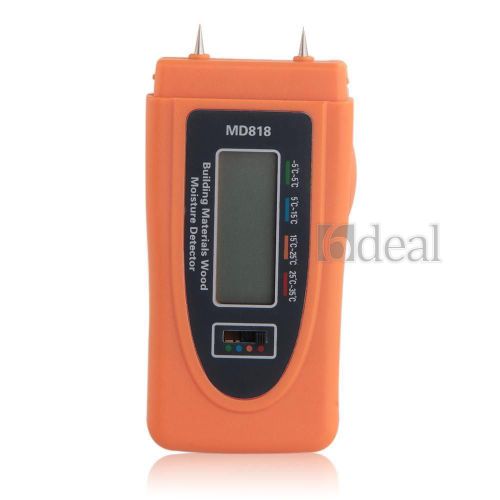 Digital wood moisture meter md-818 tree timber damp humidity detector 5%-60% for sale