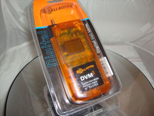 New gallagher digital volt meter dvm3 dvm electric fence tester fault tool for sale