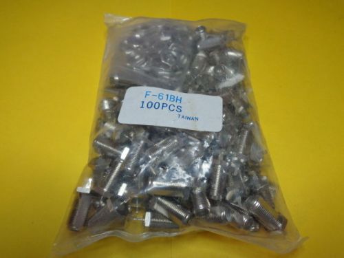 Qty 500 pico-macom f-61bh chassis mount coaxial cable connectors w/nuts for sale
