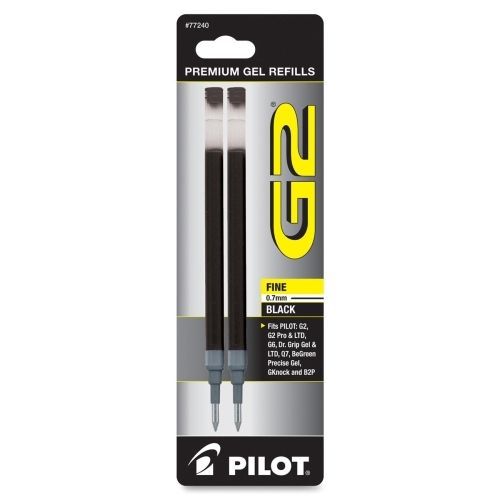 Pilot G2 Gel Ink Refill - 0.70 mm - Black - 2 / Pack - PIL77240