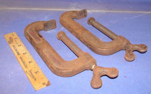 Gp of 2 j h williams &amp;co vulcan tool 204 makers clamp for sale