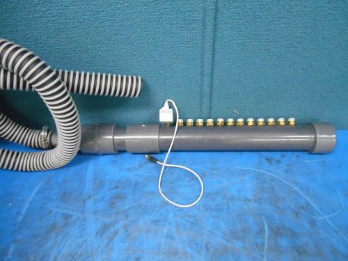 Smc solenoid valve vaccum output manifold w smc kpa sensor and hose for sale