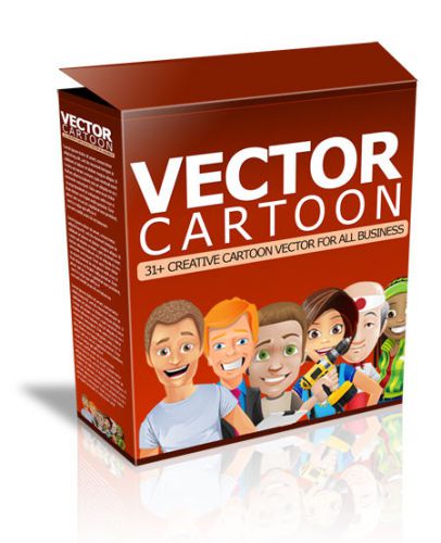 Vector Cartoon Package  - 31 Cartoon Vector for All Business