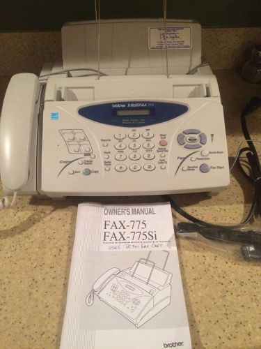 Brother IntelliFAX 775 Plain Paper Fax Phone Copier w/ PC-301 Printing Catridge