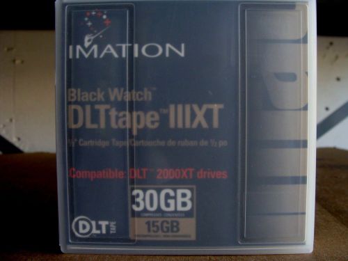 Imation blackwatch dlt tape iii xt 1/2 cartridge tape i for sale