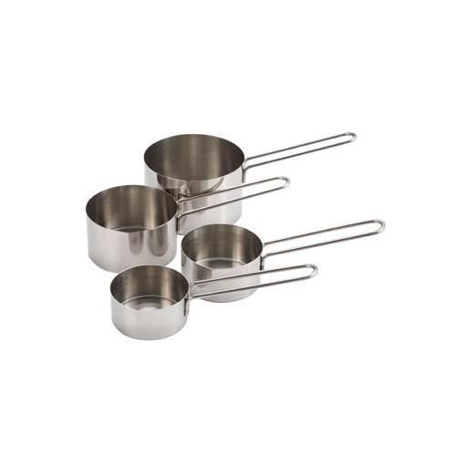 Winco MCP-4P Measuring Cups, 4 Piece Set, Stainless Steel FREE SHIPPING