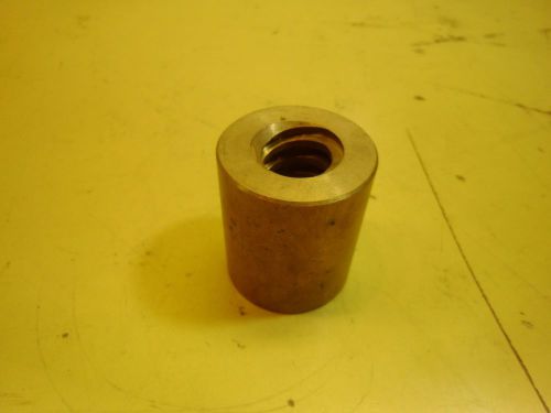 ACME BRONZE NUT 1&#034; - 4 L. H. 2 LEAD 1 3/4 O.D. X 2&#034; LG 11/32 W. GROOVE #52907