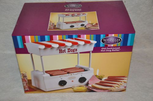 Nostalgia electrics hdr565 old fashioned hot dog roller~new in box~free us ship! for sale