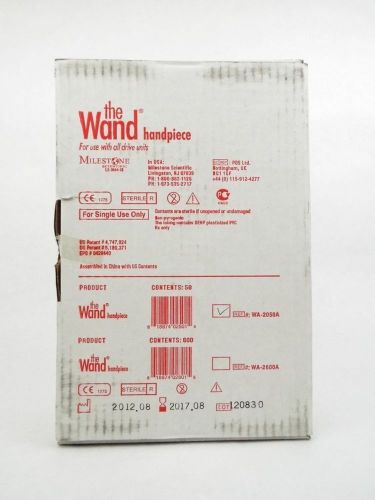 !A! Pack of 50 Milestone Scientific The Wand WA-2050A Anesthetic Handpieces