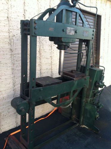 K.R. Wilson 75 Ton H-frame press with Model #:37FMD3,  serial # 2032