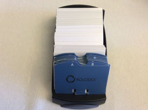 Rolodex R-470  Desktop Card File by Rubbermaid dividers &amp; cards
