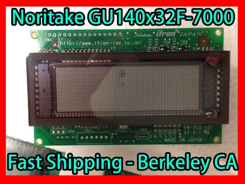 {Berkeley CA} NEW Noritake Itron 140x32 Dot VFD Graphic Display GU140x32F-7000