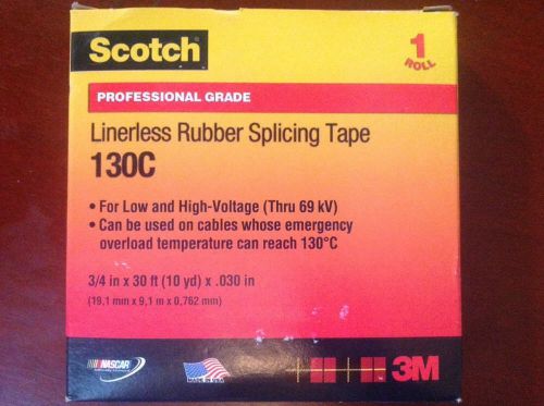SCOTCH PROFESSINAL LINELESS RUBBER SPLICING TAPE 130C   3/4&#034; x 30 ft.  2 Box