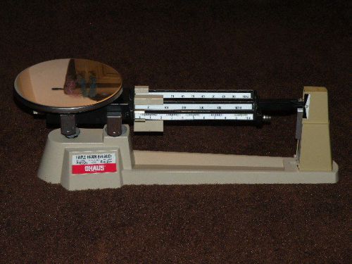 Ohaus Triple Beam Balance Scale 2610g 700 800 Series 5 lb 2 oz Very Clean Works