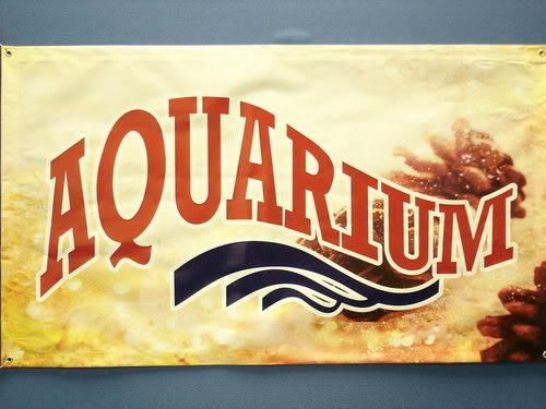 Z237 aquarium fishes decor shop new banner shop sign for sale