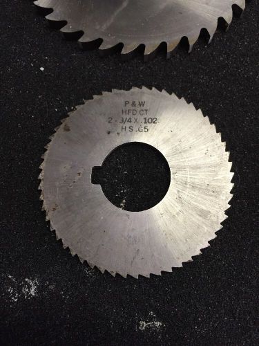 Slitting saw misc. morse, brown and sharpe, p&amp;w 5/8 arbor for sale