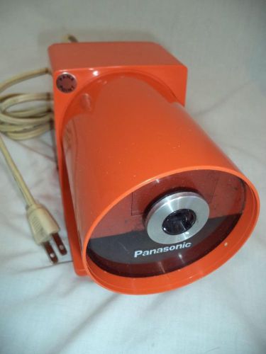 Panasonic KP-22A Pencil Sharpener Pana Point Orange Atomic Mid Century Modern