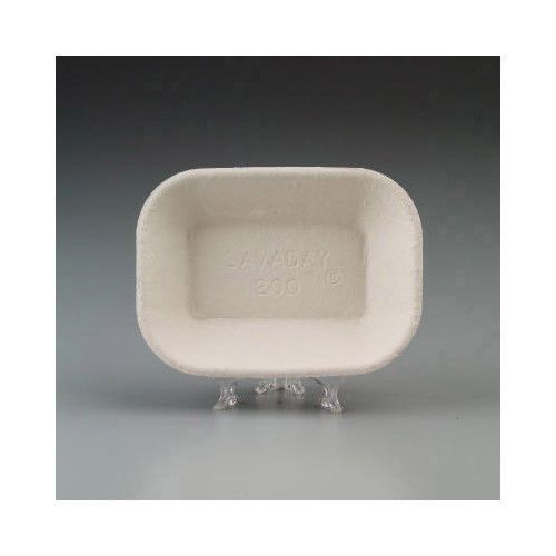 Chinet Savaday Molded Fiber 5.5&#034; x 7.5&#034; Food Tray in Beige