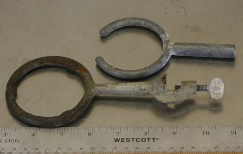 (qty 2) 3&#034; cast iron ring &amp; alloy half ring